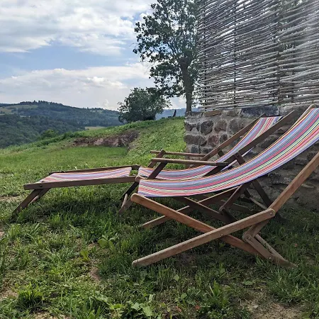 La Grange, Le Hameau Des Volcans - Déconnexion Face à La Vue Hébergement de vacances